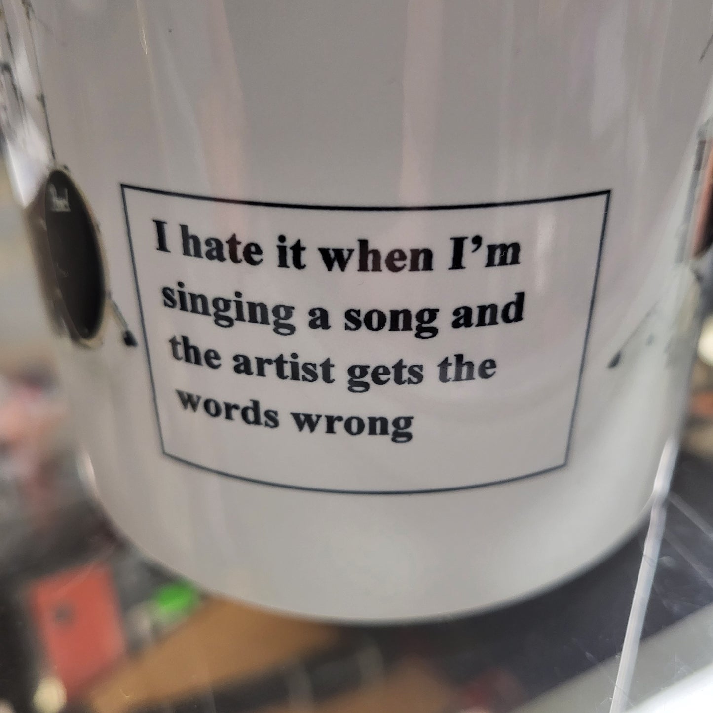 Coffee Mug with Drum Kit