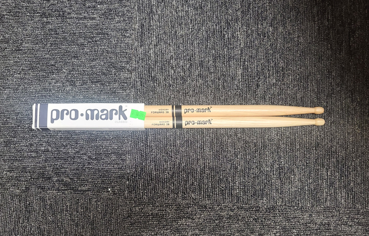 Promark Hickory Forward 2B Wood Tip Drum Sticks