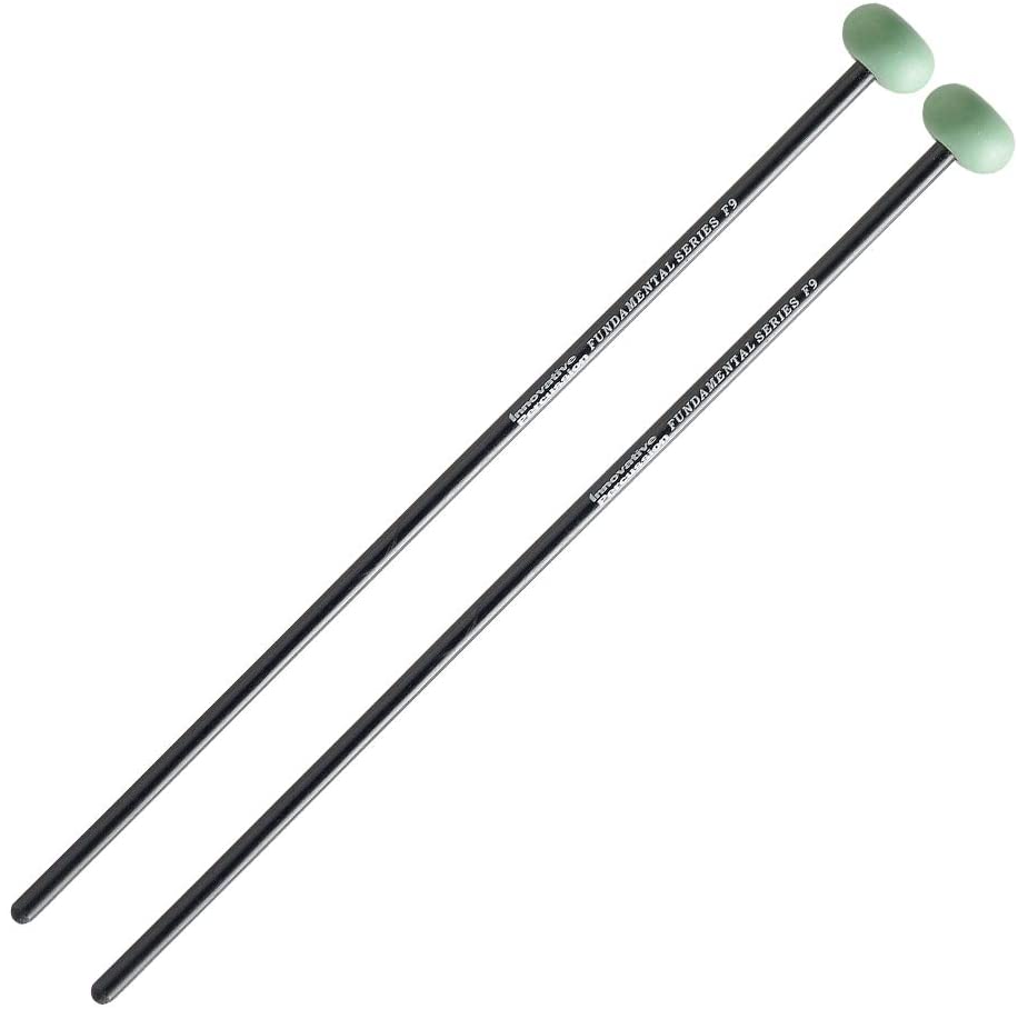 Innovative Percussion F9 Fundamental Xylophone Mallets - Green - Birch