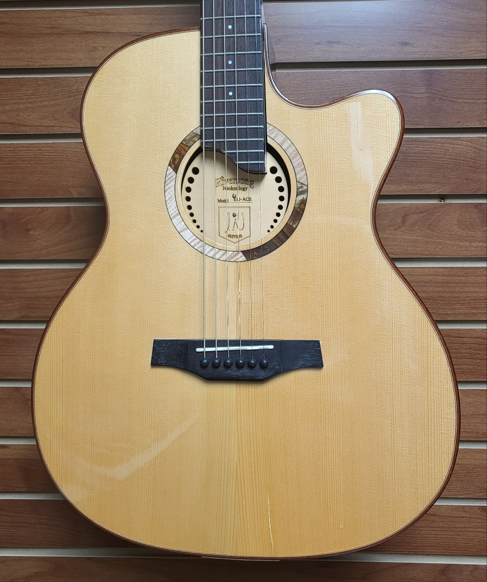 James Neligan ELI-ACE Elijah Series Auditorium Cutaway Acoustic-Electric Guitar - Used
