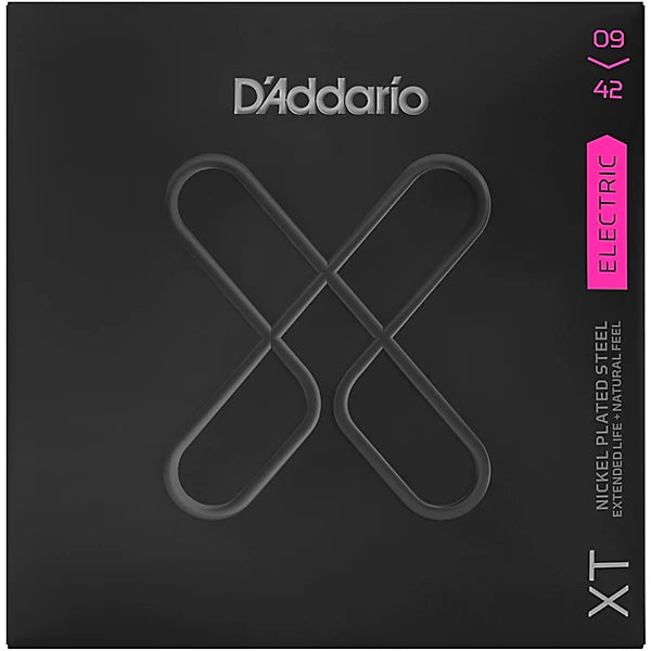 D'Addario XT Nickel Plated Steel Electric Guitar Strings Super Light 9-42