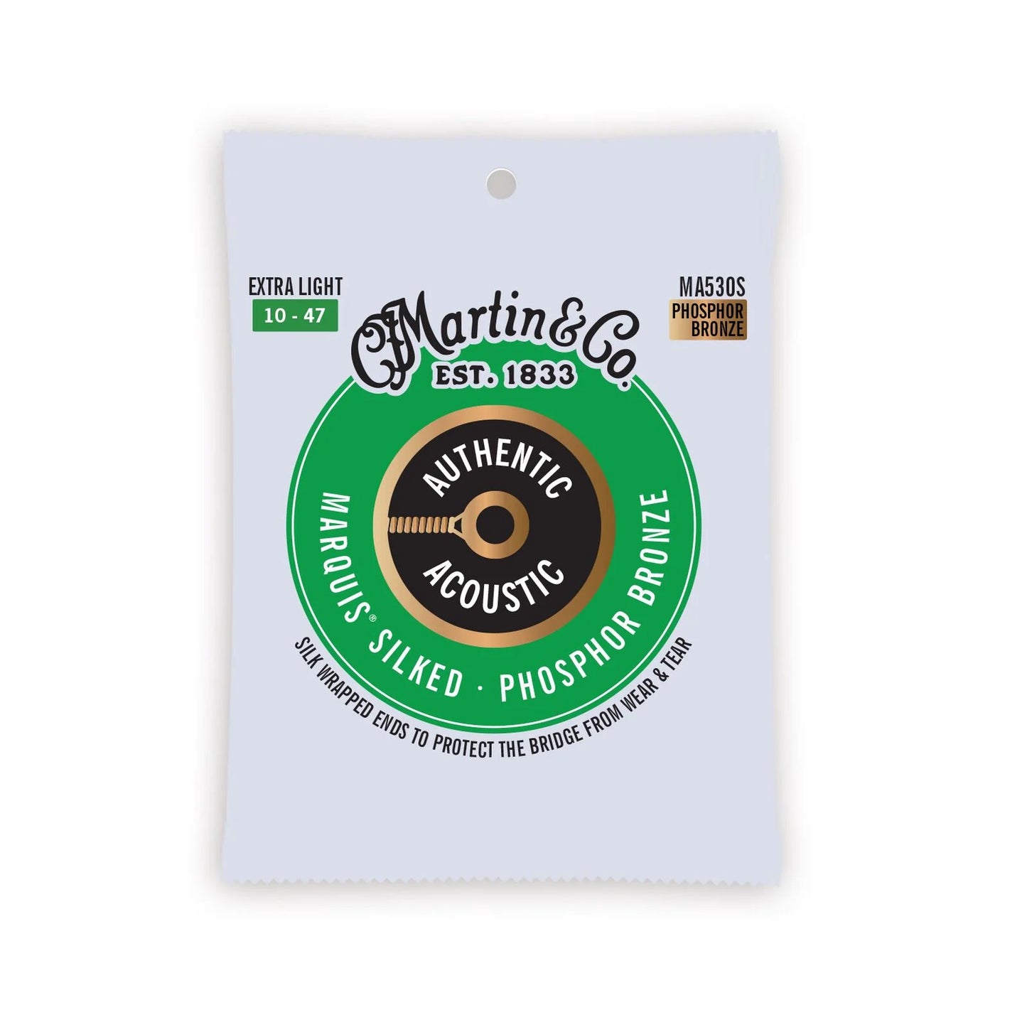 Martin & Co Authentic Acoustic Extra Light Phosphor Bronze Strings