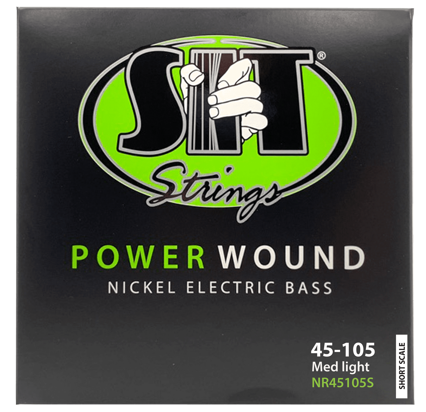 SIT Strings NR45105S MEDIUM LIGHT POWER WOUND SHORT SCALE BASS (32.5 INCH SCALE)
