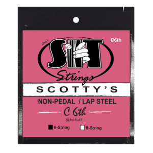 SIT Strings Non Pedal Lap Guitar Semi Flat Nickel 6 String,