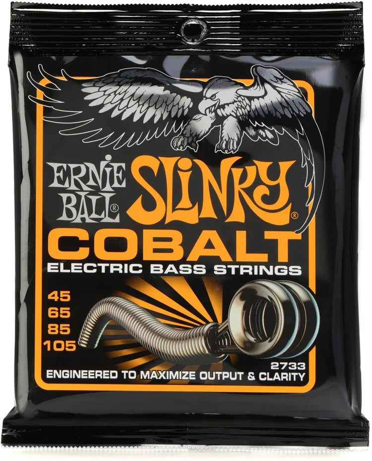 Ernie Ball Slinky Cobalt Bass Guitar Strings 45-105