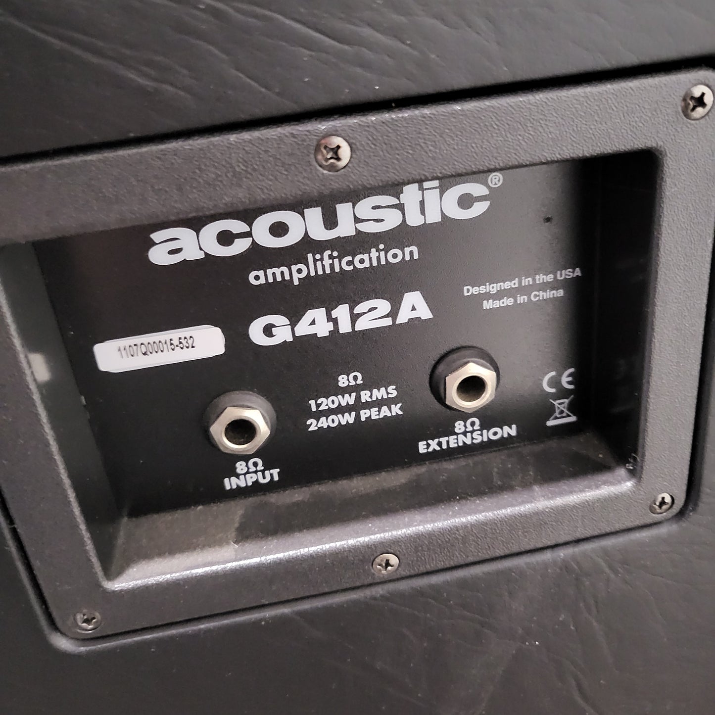 Acoustic G12OH DSP Amplifier with 2 Acoustic G412A Cabinets