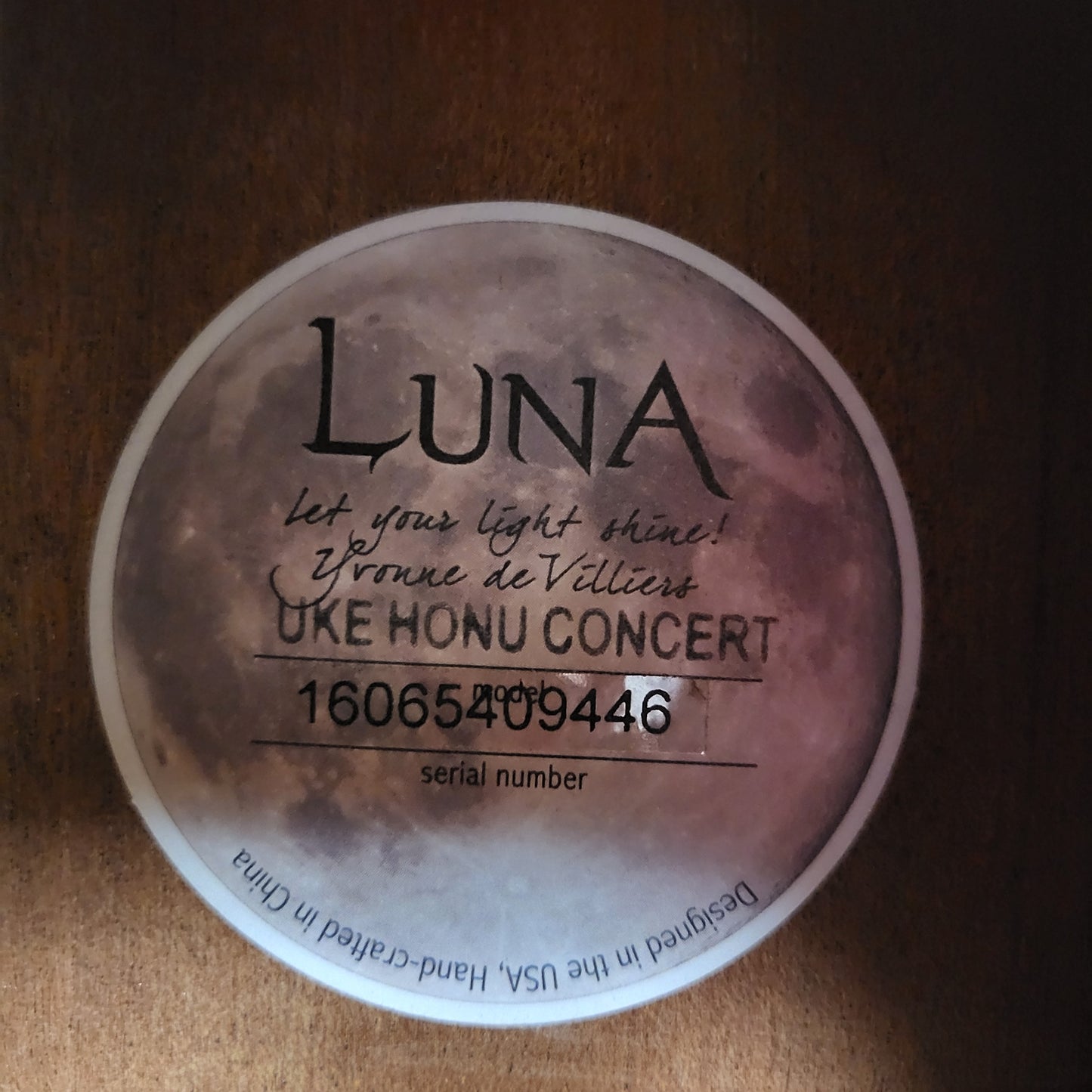 Luna Concert Ukulele Vintage Mahogany - Used