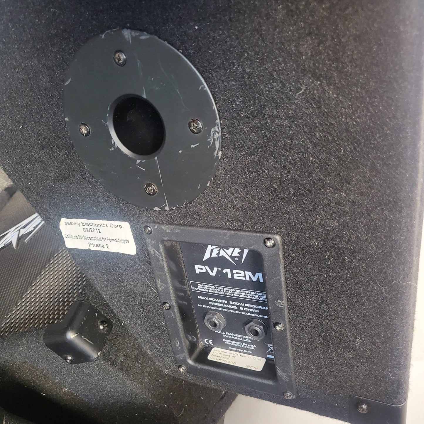 Peavey Pair PV12M Passive Monitors
