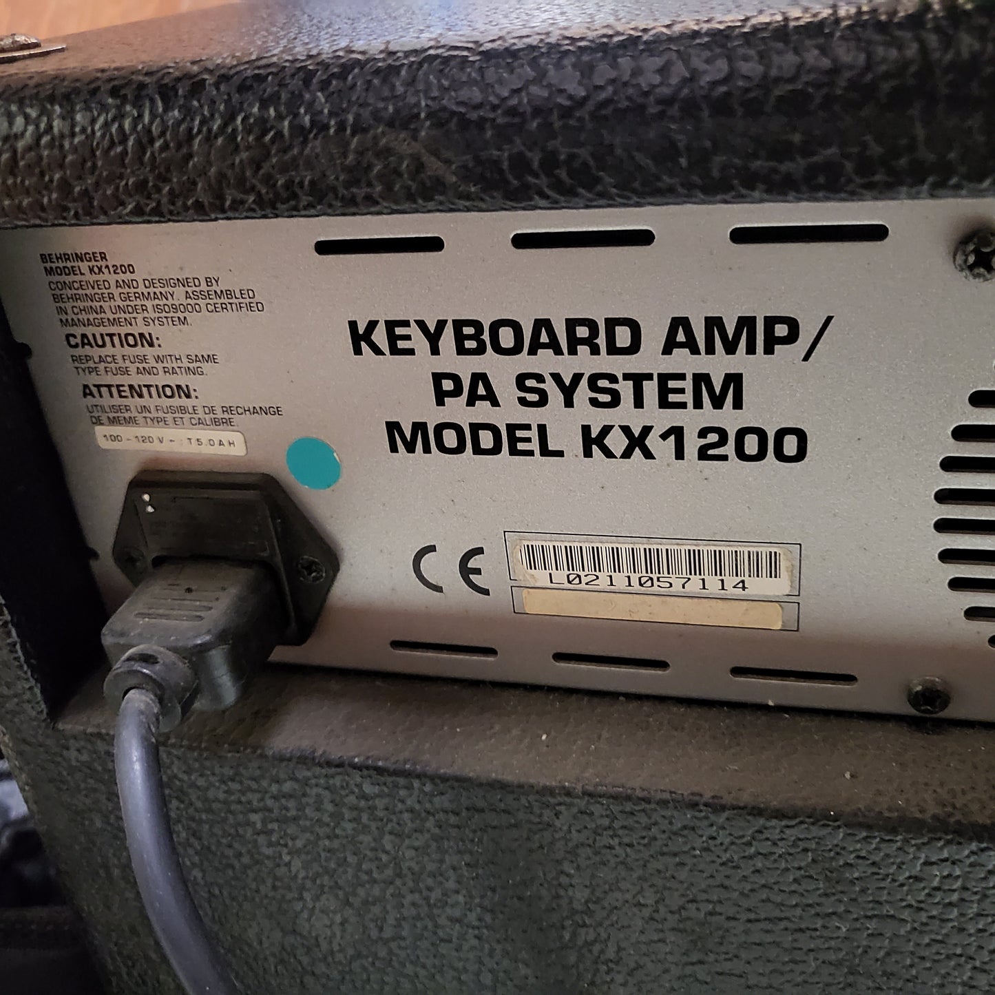 Behringer KX1200 Keyboard Amplifier-Used