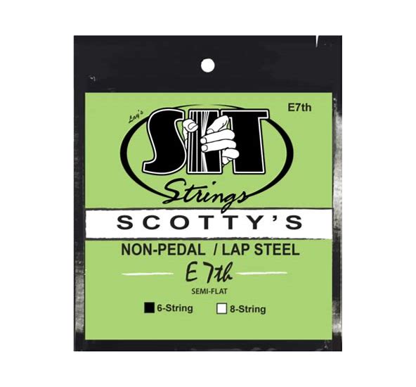 SIT Scotty's Non-Pedal/Lap Steel E 7th Nickel Semi-Flat 6 string