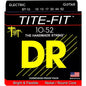 DR Tite Fit Electric Guitar Strings 10-52 Nickel/Round Core