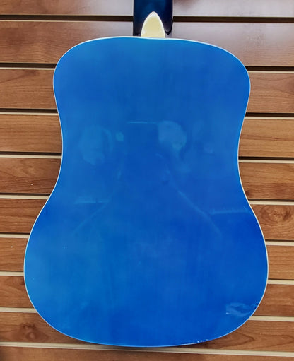 Stagg SA20D 1/2 Size Dreadnought Beginner Acoustic Guitar Blue