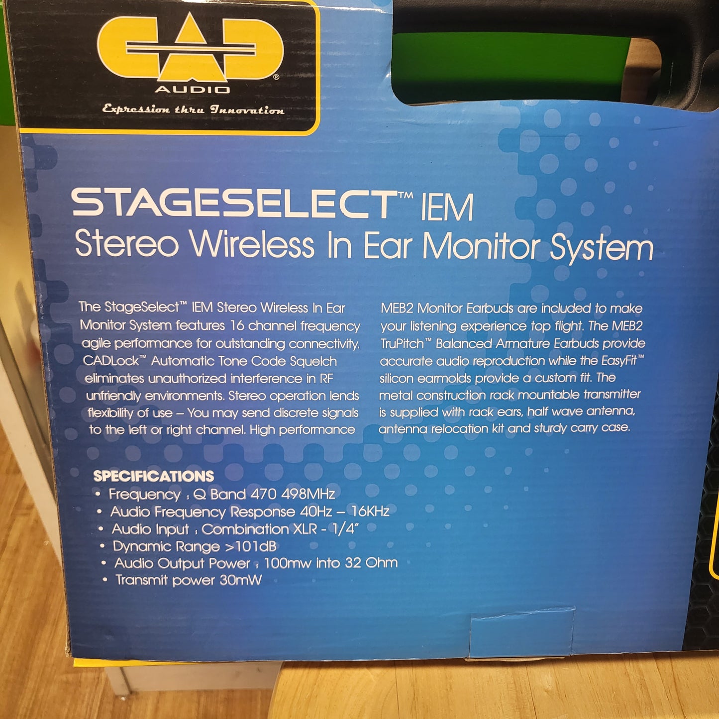 CAD Audio Stageselect IEM
