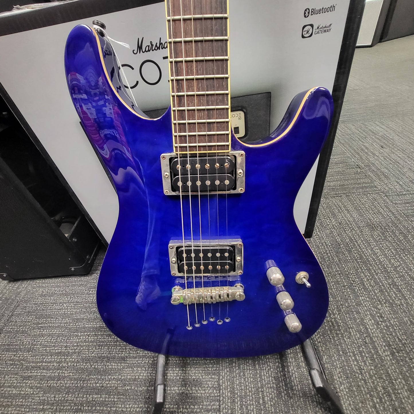 IBANEZ SZ520QM QUILT MAPLE Lapis Blue Burst Electric Guitar