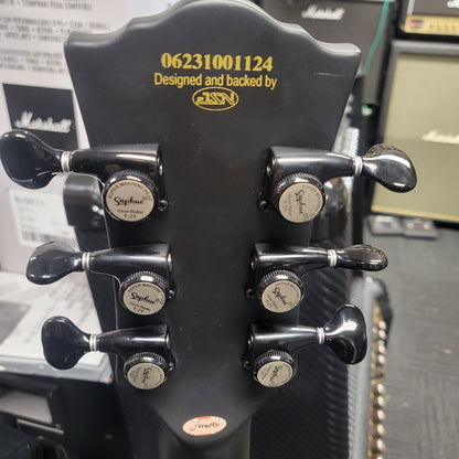 Firefly Single Cut Elite Baritone Electric Guitar Satin Black X1106