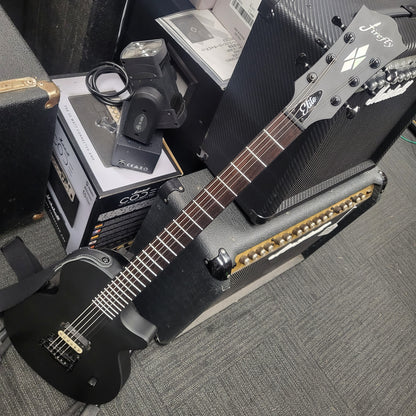 Firefly Single Cut Elite Baritone Electric Guitar Satin Black X1106