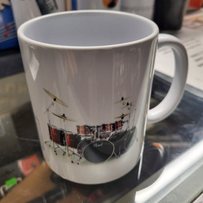 Coffee Mug with Drum Kit