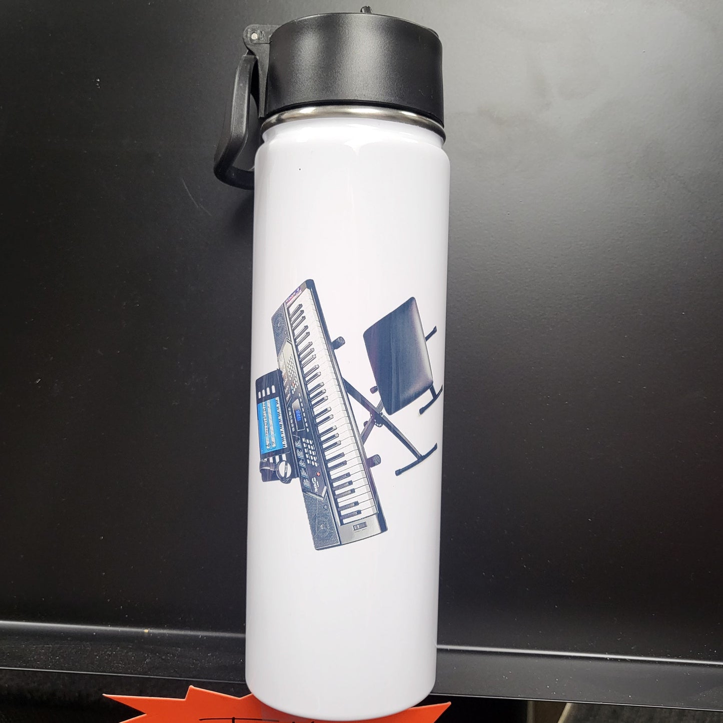 Water Bottle with Keyboard