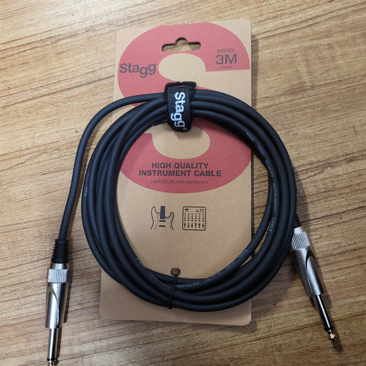 STAGG Instrument cable 3 m (10FT) Black