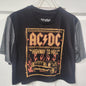 AC/DC Short Sleeve Cut-Off T-Shirt - Large