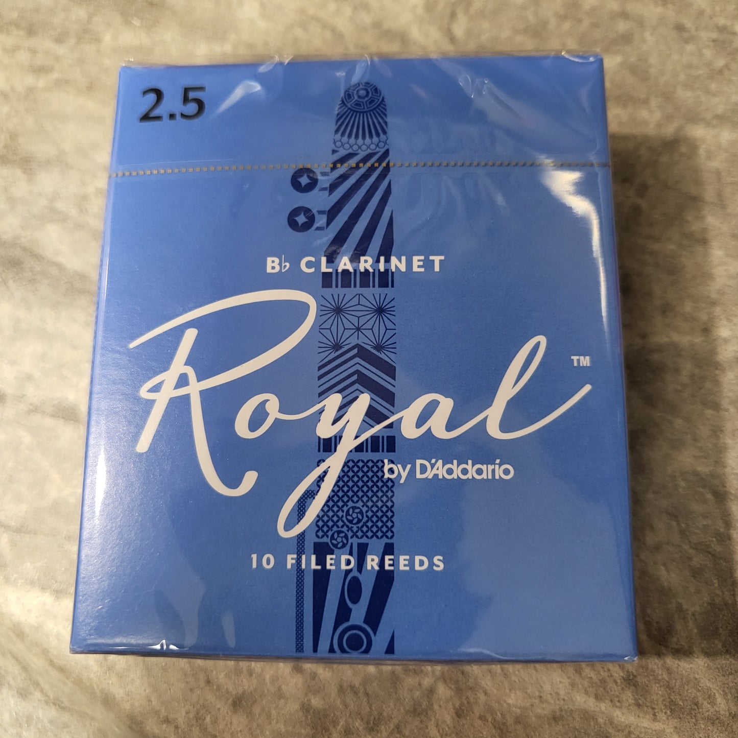 Royal by D'Addario Bb Clarinet Reeds 2.5 10-pack