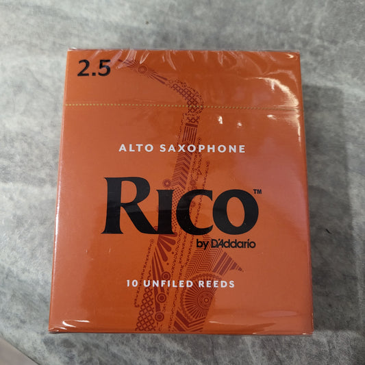 Rico Alto Saxophone Reeds 2.5 10-pack