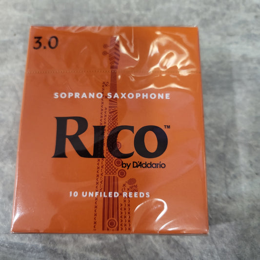 Rico Soprano Saxophone Reeds 3 10 -Pack