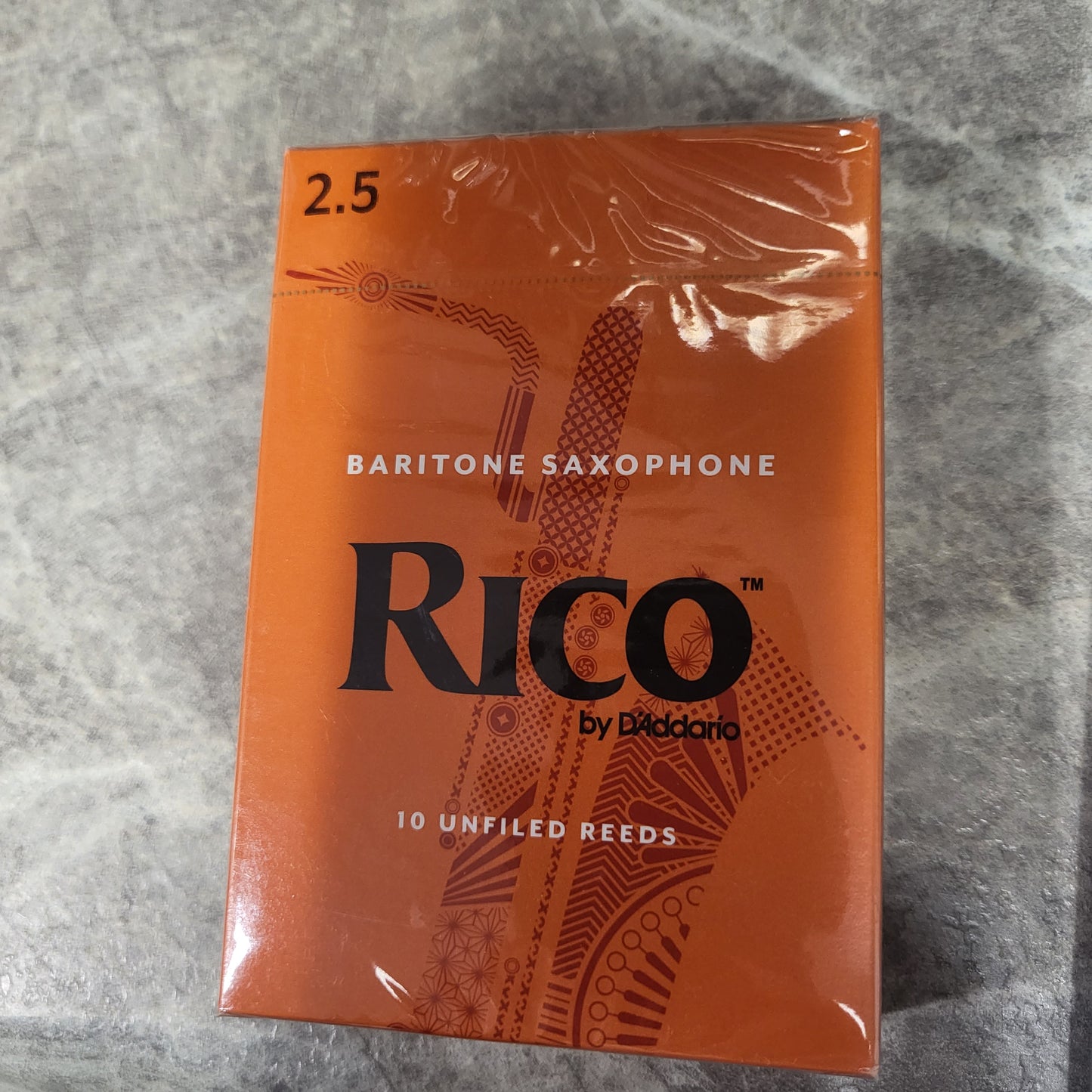 Rico Baritone Saxophone Reeds 2.5 10 Pack