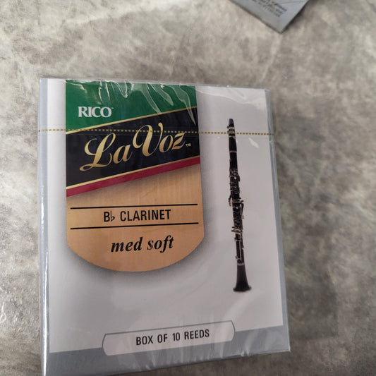 La Voz by Rico Bb Clarinet Reeds Medium Soft 10 Pack