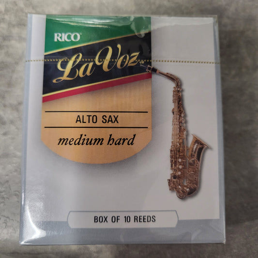 La Voz by Rico Alto Saxophone Reeds Medium Hard 10 Pack