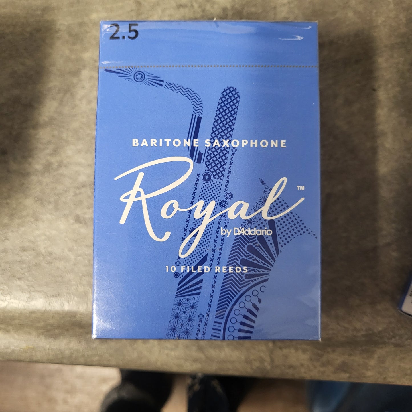 Royal by D'Addario Baritone Saxophone Reeds  2.5 10-pack