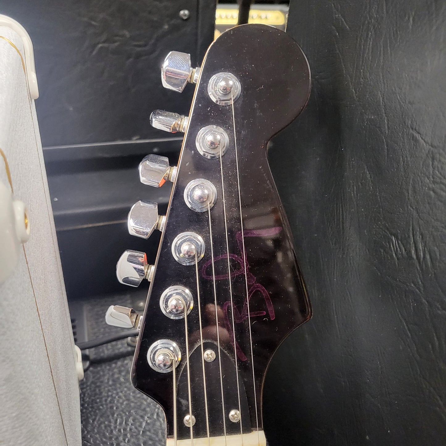 Custom Black and Purple Electric Guitar - Used