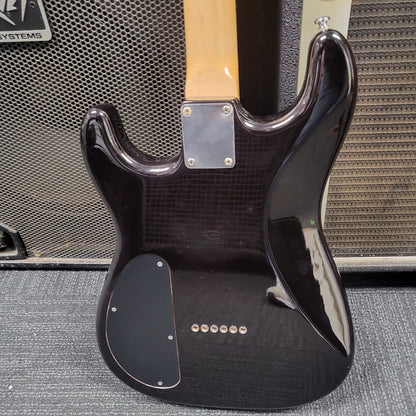 Custom Black and Purple Electric Guitar - Used