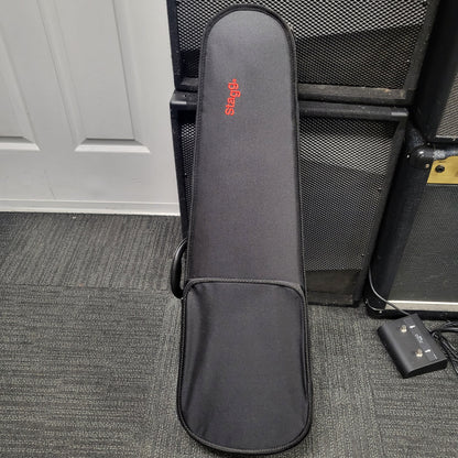 Stagg EVN X 4/4 Series Electric Violin Outfit w/ headphones VBR