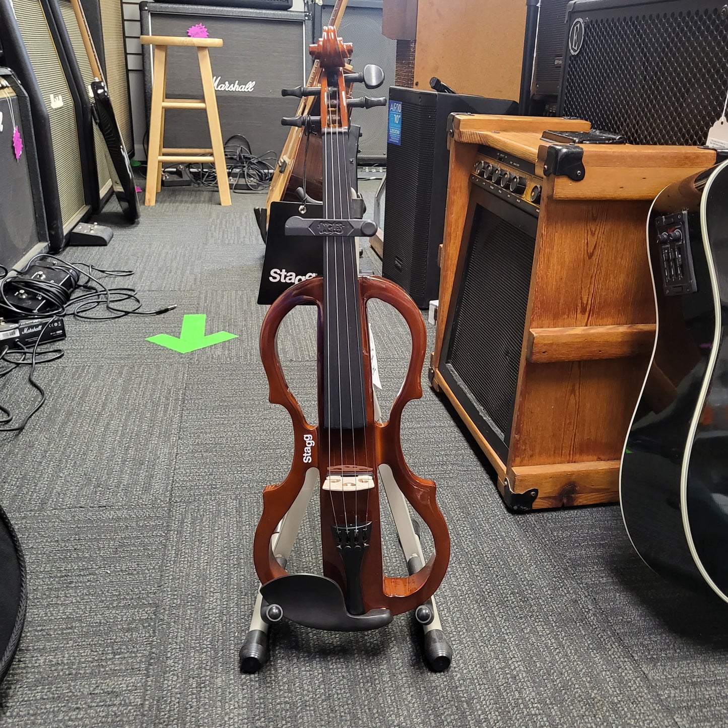 Stagg EVN X 4/4 Series Electric Violin Outfit w/ headphones VBR