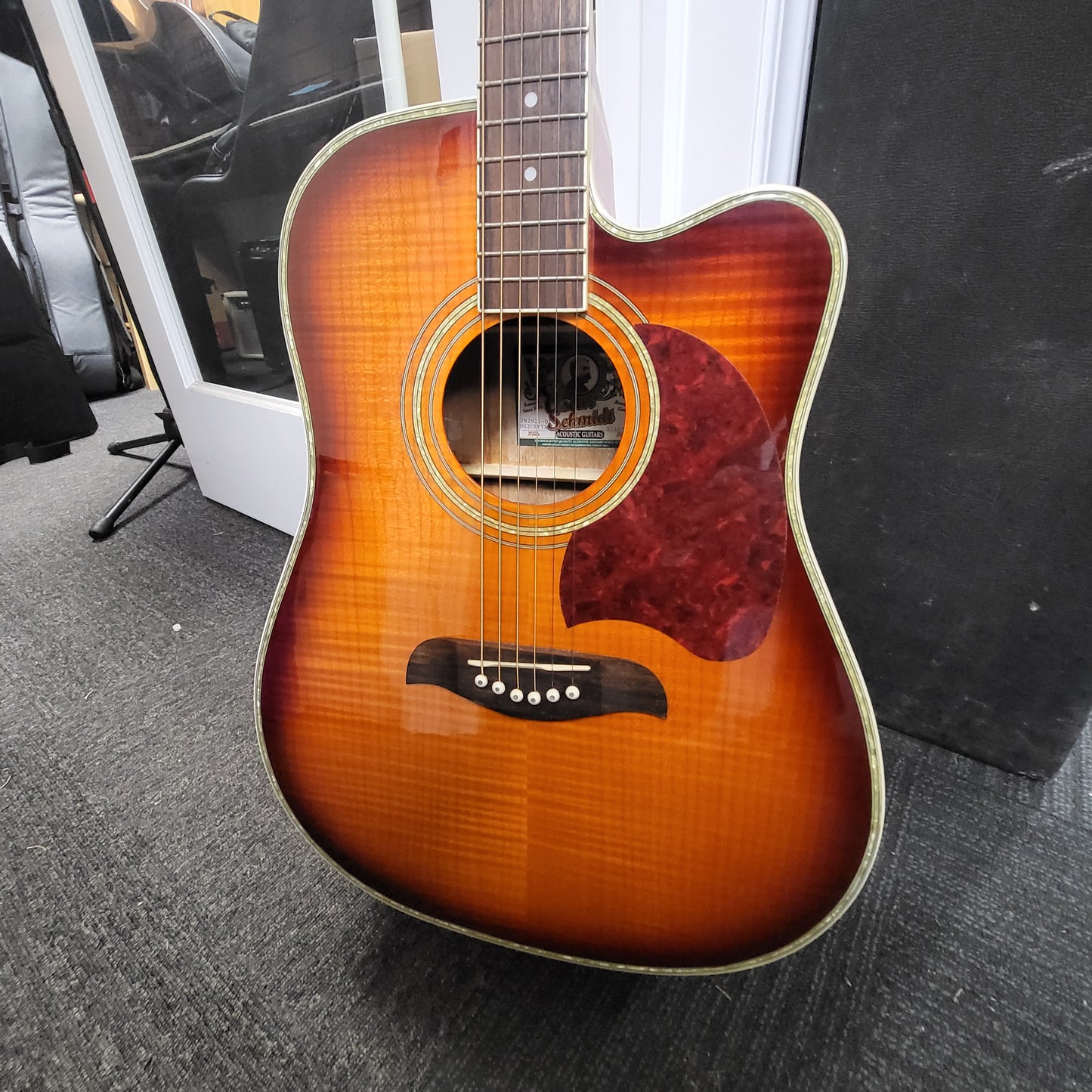 Oscar Schmidt by Washburn Acoustic Guitar OG22CEFYS