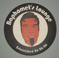 Baphomet’s Lounge Coaster- 10 Pack