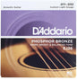 D'Addario Phosphor Bronze Custom Light Gauge.011-.052 Acoustic Guitar Strings