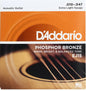 D'Addario EJ15 Phosphor Bronze Extra Light Gauge .010-.047 Acoustic Guitar Strings