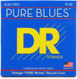 DR Pure Blues Electric Guitar Strings 9-42 Pure Nickel/Round Core