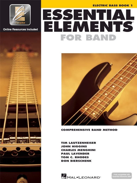 Hal Leonard Essential Elements for Band - Electric Bass 1 Book