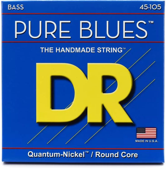 DR Quantum-Nickel / Round Core 45-105 Bass Strings