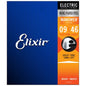 Elixir Nanoweb Electric Guitar Strings Nickel Plated Steel Custom Light 9|46