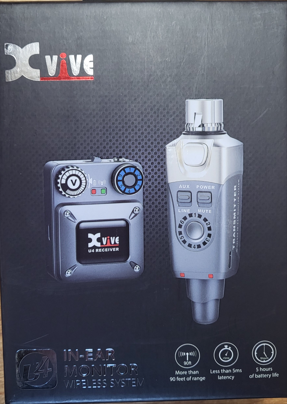 Xvive Audio U4 Wireless In-ear Monitoring System