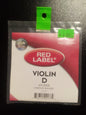 Red Label Violin String - D 4/4