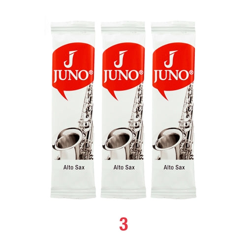 Vandoren JUNO Alto Sax Reeds; Strength #2, #2.5, #3; 3 Pack - Reed Size 3