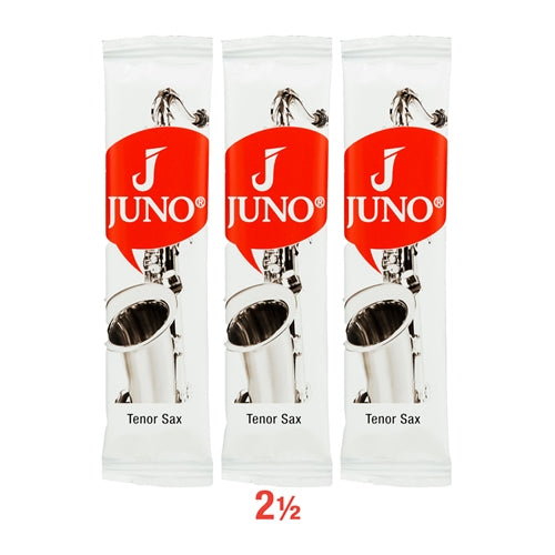 JSR7125-3 Vandoren JUNO Tenor Sax Reeds; Strength #2.5; 3 Card