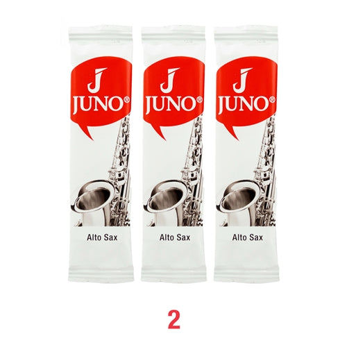 Vandoren JUNO Alto Sax Reeds; Strength #2, #2.5, #3; 3 Pack