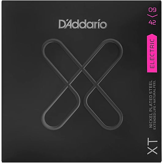 D'Addario XT Nickel Plated Steel Electric Guitar Strings Super Light 9-42