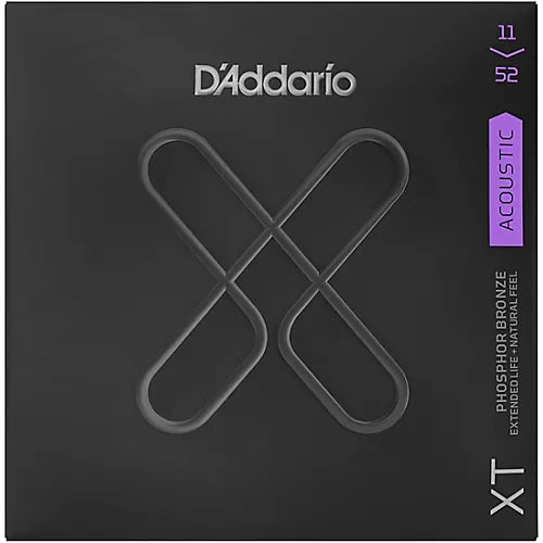 D'Addario XT Acoustic Guitar Strings 11|52